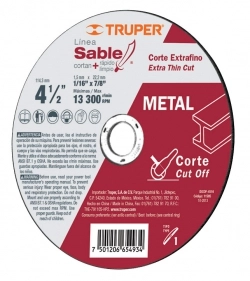 TRUPER - DISCOS DE CORTE