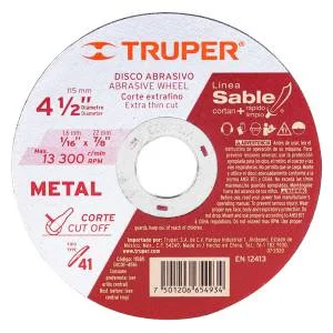 TRUPER - DISCOS DE CORTE