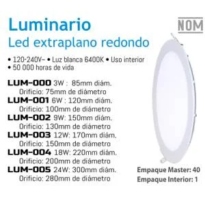 KLEIMAN ELECTRICS - LAMPARAS LED