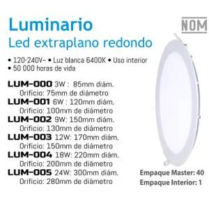 KLEIMAN ELECTRICS - LAMPARAS LED